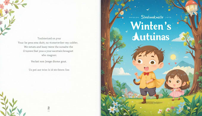 do children book formatting and book layout design