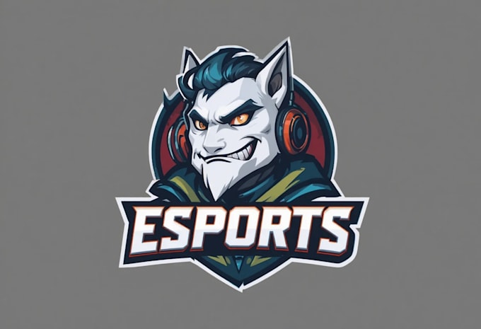 design custom gaming cartoon logo