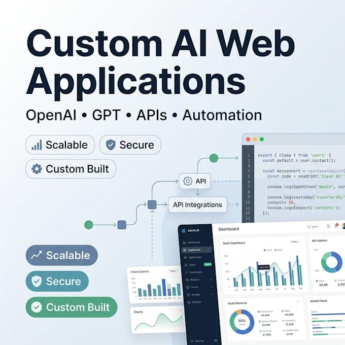 develop ai powered web application using openai, gpt and apis