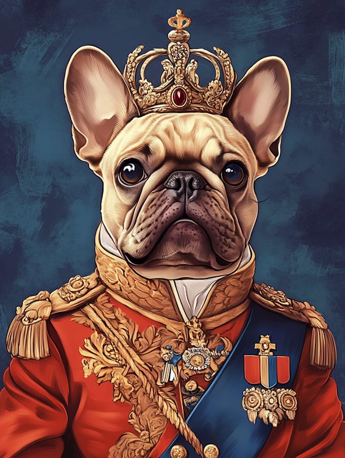 do custom pet portrait pet illustration or dog portrait