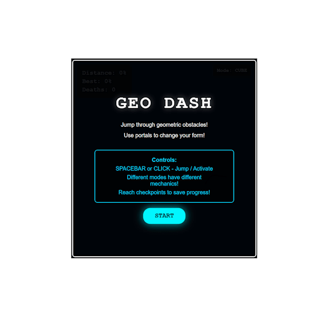make a simple HTML 5 2d video game