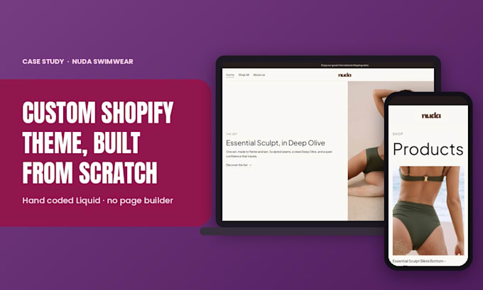 build a high converting shopify store or redesign website