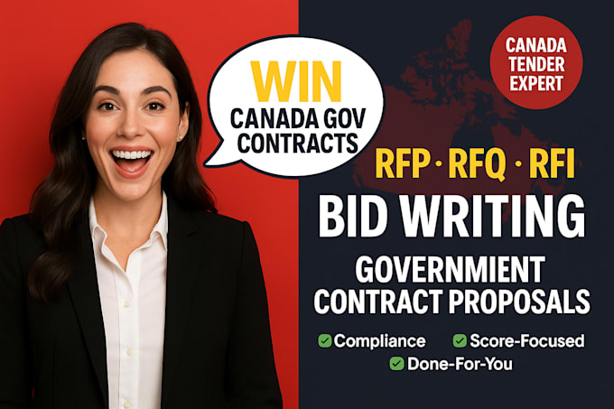 write winning canada government contract tender, rfp rfi rfq bid proposal