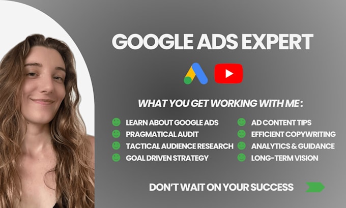 be driving traffic and sales as your google ads expert