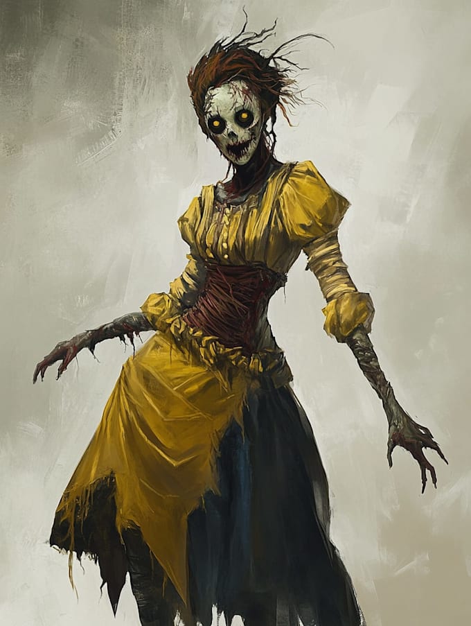 fantasy horror and fantasy horror character