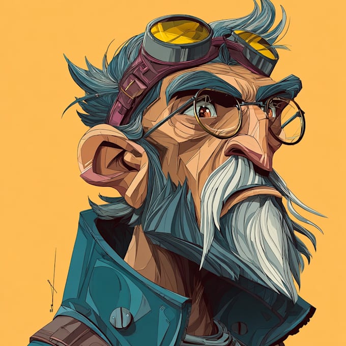 make beautiful vector art portraits