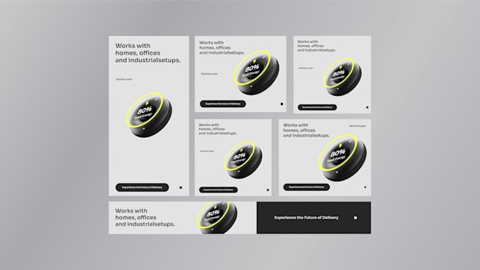 design high end social media posts, ads and website banners