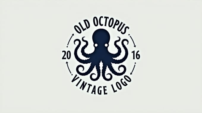 make eye catching octopus logo with unlimited revision