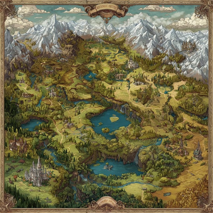 create high quality fantasy map