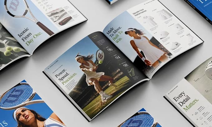 design professional brochure product catalog, company profile or magazine layout