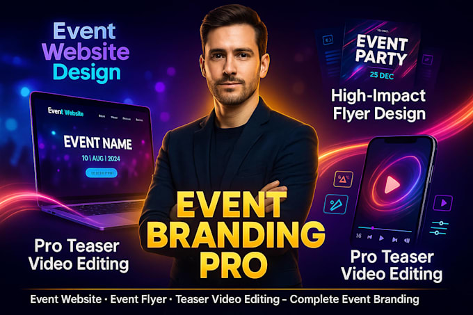 Web Event Teasers Design event website, event flyers and edit event teaser videos by ...