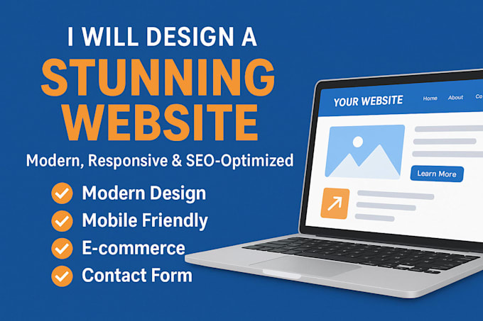 tilda website, portfolio, or ecommerce website using nicepage, wordpress, wix