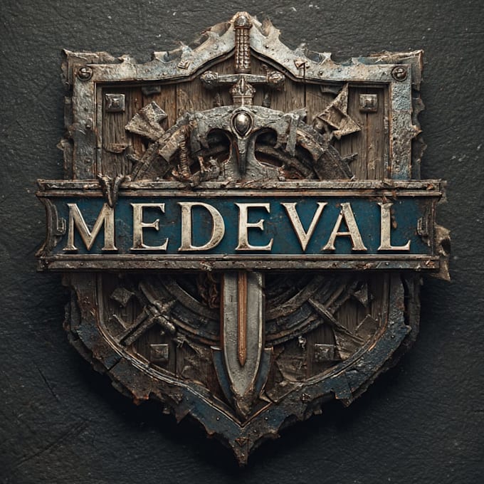 draw medieval, fantasy, rpg gaming logo
