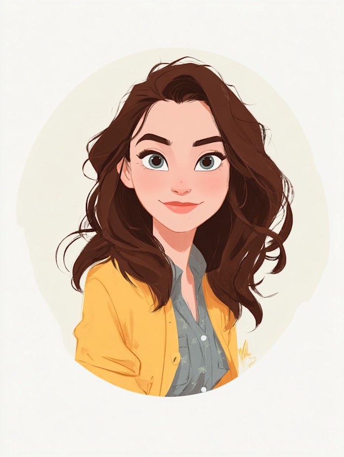 do disney cartoon portrait