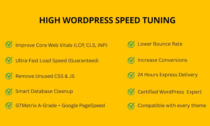optimize wordpress speed and improve loading time