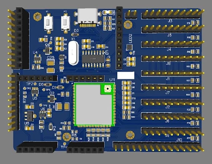 Design high speed embedded system pcb with fpga arm cortex and ...