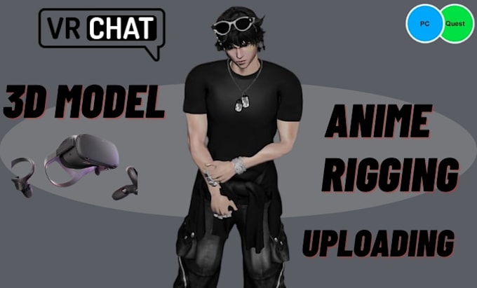 do vrchat avatar commission 3d model character design vtuber chibi nsfw
