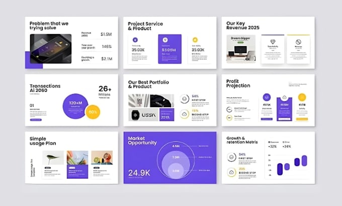 Design a high exclusive investor pitch deck and presentation slides by ...