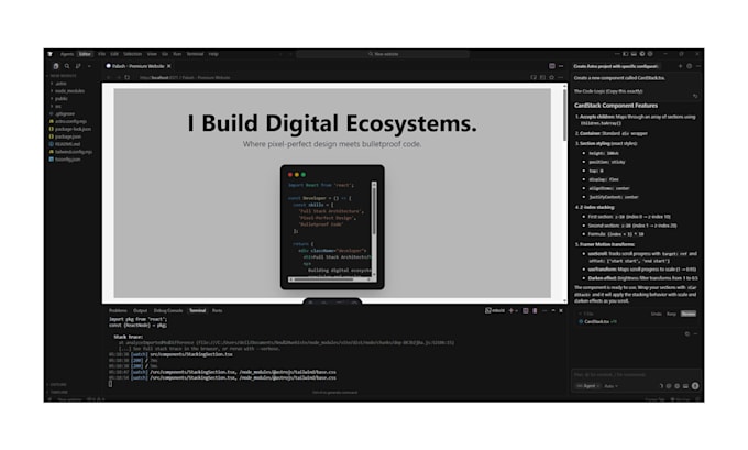develop custom web apps using cursor ai and bolt new