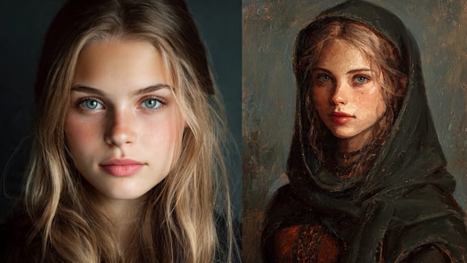 do realistic or fantasy portrait