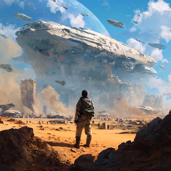 sci fi illustration and sci fi art