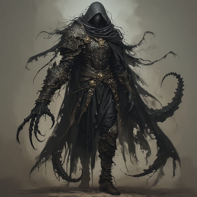 make a stunning horror character art
