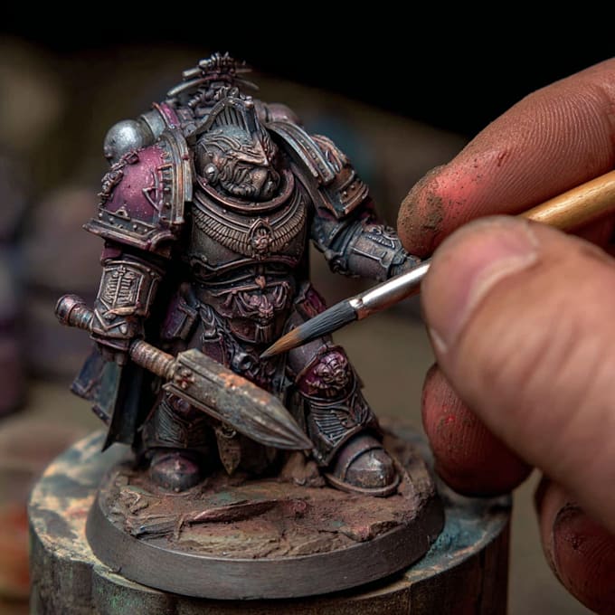 paint your warhammer 40k and fantasy miniatures