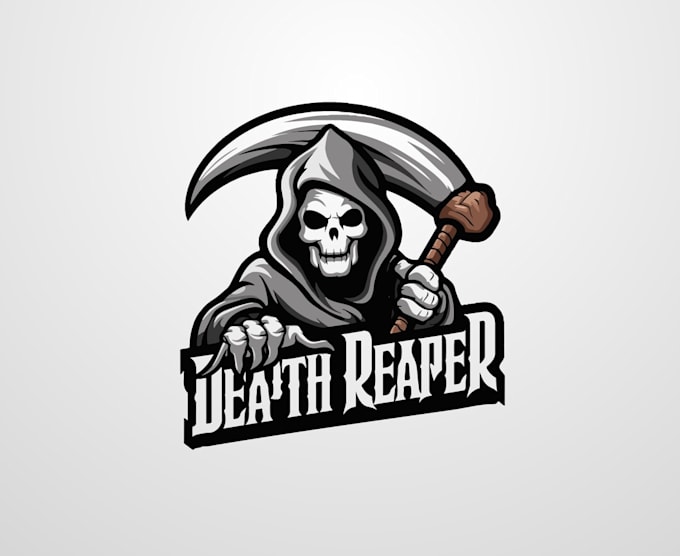 create horror and scary reaper logo reveal