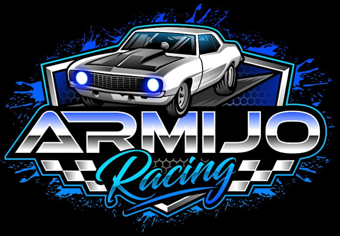 design awesome car racing logo