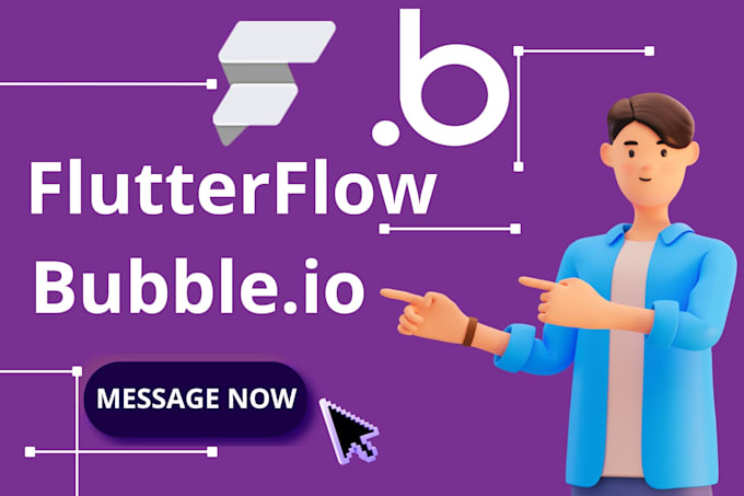 be flutterflow developer mobile app developer, bubble io developer flutter flow
