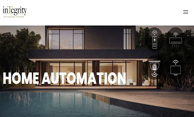 build squarespace smart home website security installer electrician hvac website