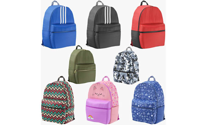 create 3d model of bags, backpack, wallet, purses, in clo3d
