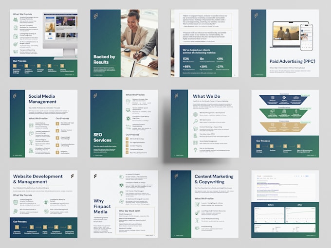 design your corporate b2b sales documents and brochures