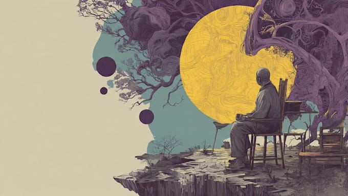 create surrealism illustration design
