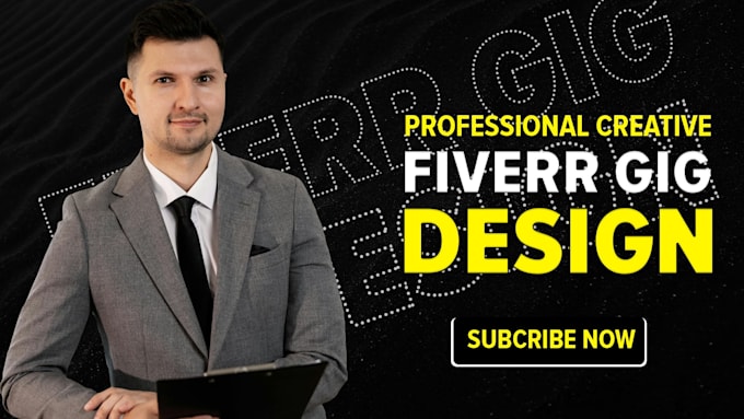 design a professional fiverr gig thumbnail