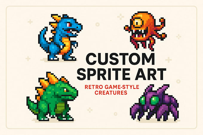 create original pixel art sprites for your game or rpg