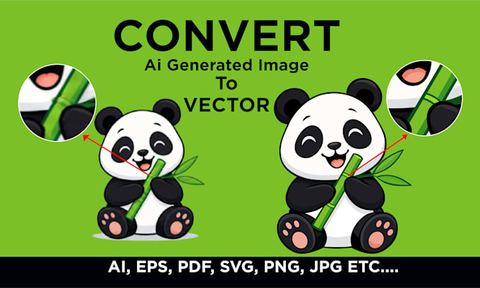 do vector trace, redraw or convert ai logo to vector
