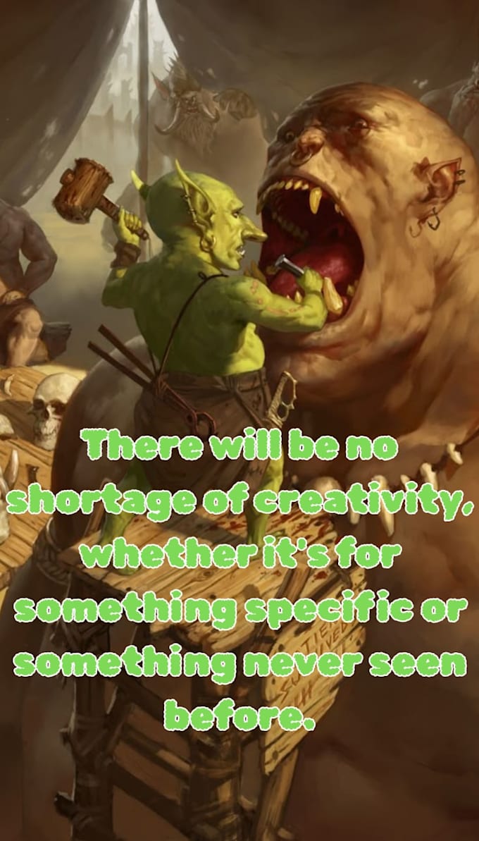 create complete characters for dnd and rpgs