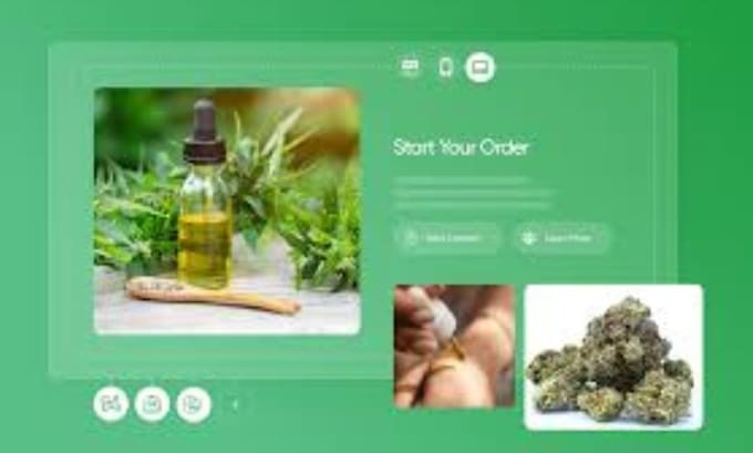 design cannabis, hemp, cbd, and marijuana website