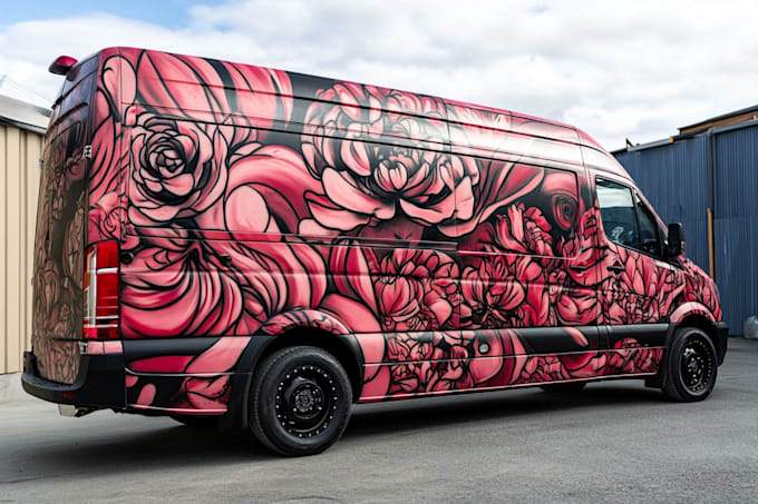 car wrap design, van wrap design, vehicle wrap, van wrap