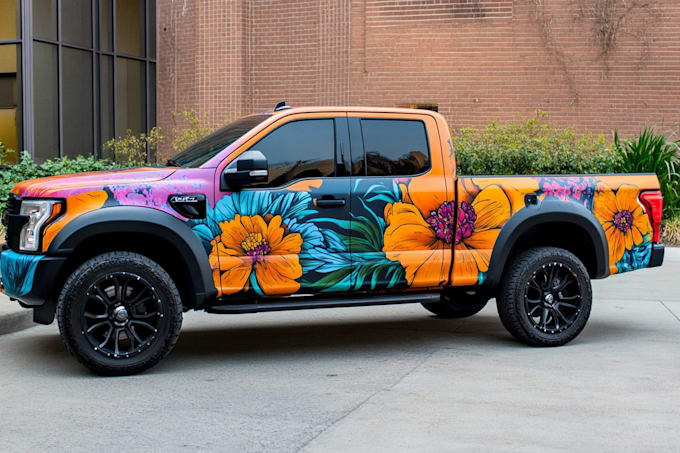 professional car wrap design, van wrap design and car wrap