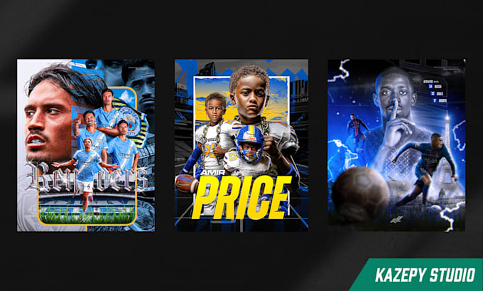 sports graphics, flyer, poster, matchday