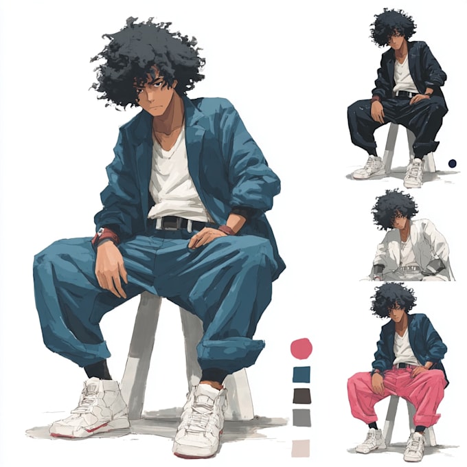 make a anime character