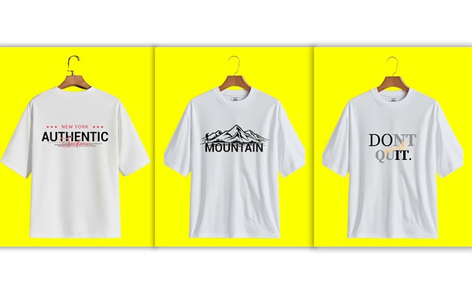 typography t shirt design