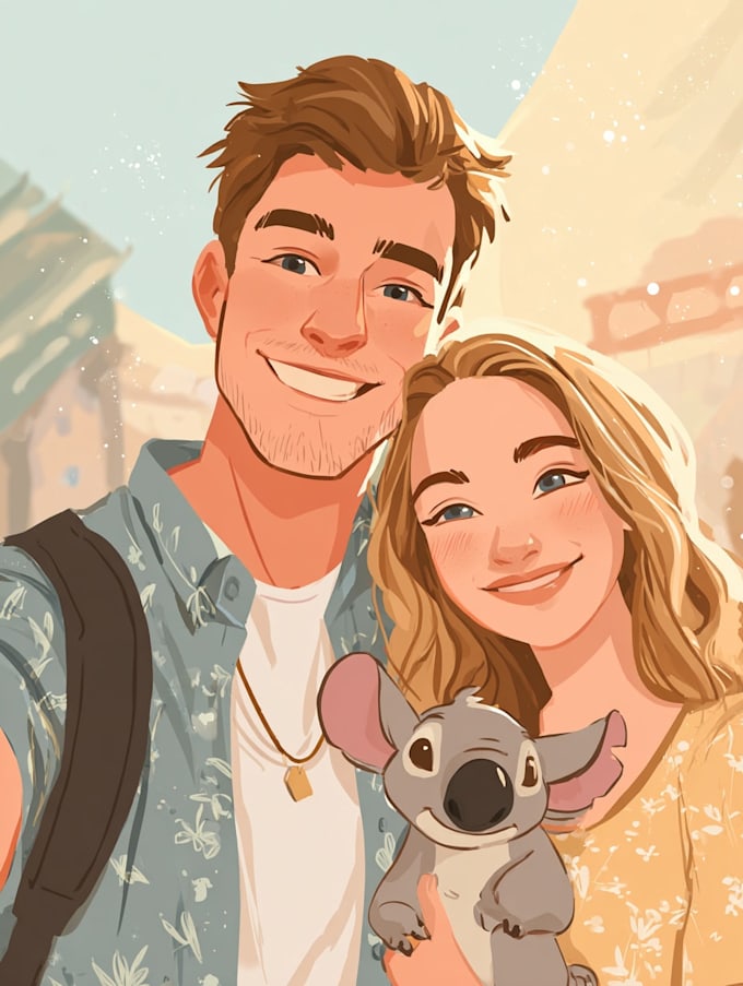 do disney cartoon portrait