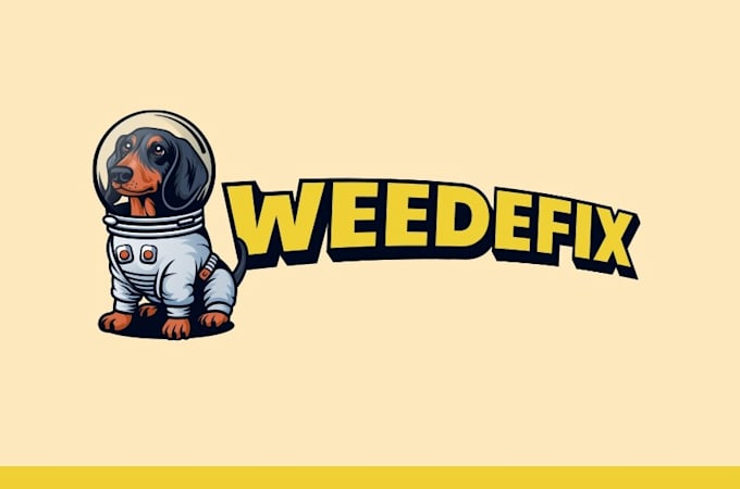 do a premium custom dog astronaut mascot logo design