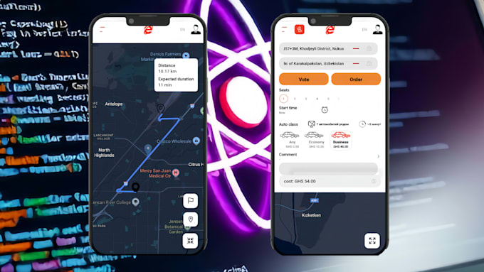 develop mobile app using react native