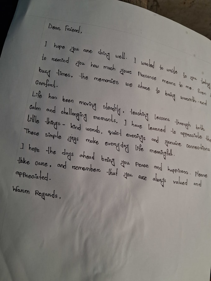 turn your words into personal handwritten messages