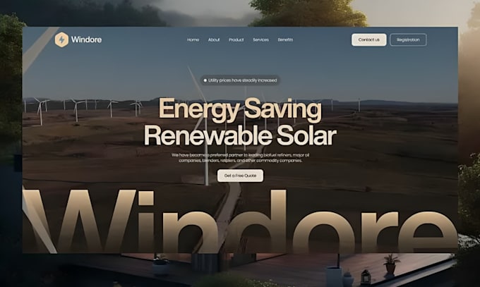 design squarespace solar energy website renewable power website solar website