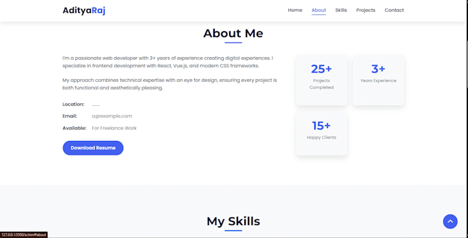 create a modern responsive website using HTML CSS javascript
